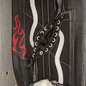 Vans Sk8-Mid Reissue Flame Cut Out 9.5 Mens